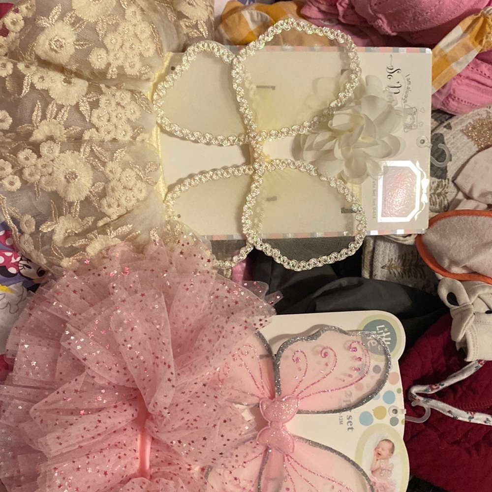 2 butterfly 2 piece bundles for baby girl.